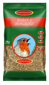 Johnston & Jeff Robin and Songbird Mix With Insects 2kg