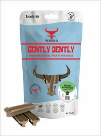 Gently Dently- Apple & Banana Dental Treats for Dogs X7