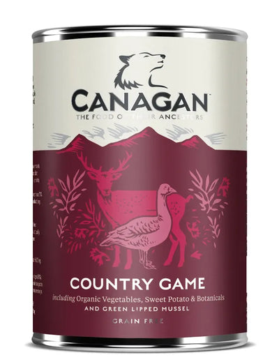6 x 400g Canagan Country Game Wet Dog Food