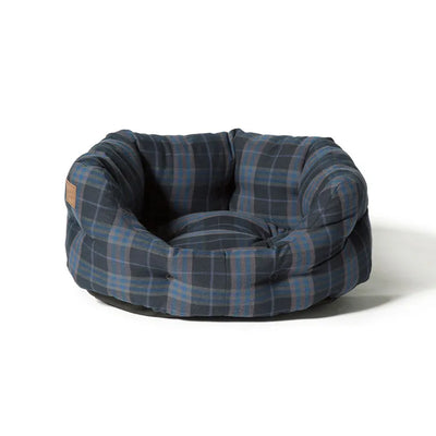 Danish Design Lumberjack Navy/Grey Deluxe Slumber Dog Bed