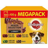 Pedigree Dog Pouches Mixed Varieties in Gravy 40x100g Paltuo 266216