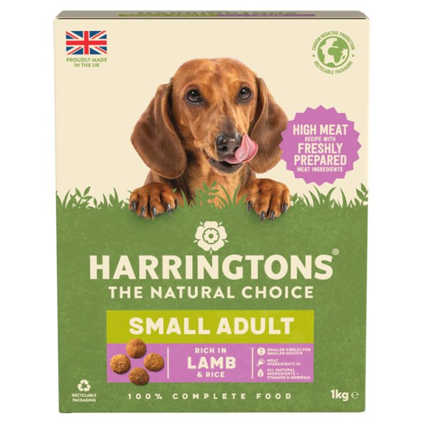 Pedigree Harringtons Complete Small Dog Lamb 1kg Paltu 267863