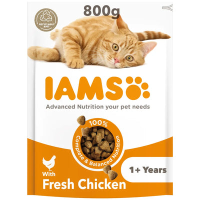 Pedigree Iams Vitality Adult Cat Chicken 800g Paltu