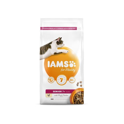Pedigree Iams Vitality Adult Cat Senior Chicken 800g Paltu