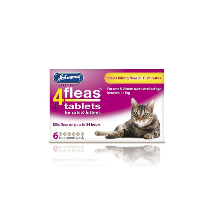 Pedigree JVP 4 Fleas Cat Flea Tablets (6Tabs) Paltu