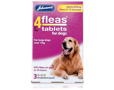 Pedigree JVP 4 Fleas Dog Flea Tablets (3Tabs) Paltu