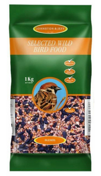 Johnston & Jeff Selected Wild Bird Food Seed Blend 1kg - No Oats