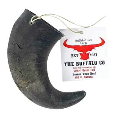 The Buffalo Co. Buffalo Horn-Large (Pack of 6)