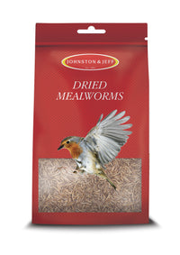 Johnston & Jeff Dried Mealworms 100g Pouch x 1