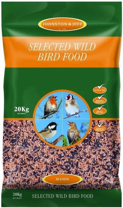 Johnston & Jeff Selected Seed Feed Mixture Wild Bird Food 20Kg